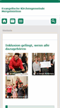 Mobile Screenshot of ev-kirche-mergelstetten.de